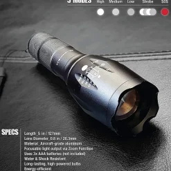 Bell + Howell Taclight High Performance Ultra Bright Flashlight