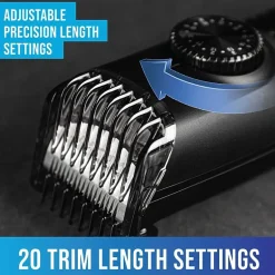 Bell + Howell Vacutrim Rechargeable Hair Trimmer