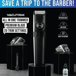 Bell + Howell Vacutrim Rechargeable Hair Trimmer