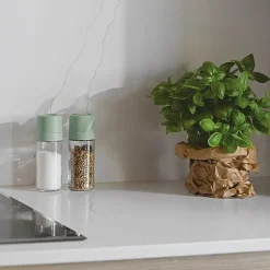 BergHOFF Balance 2pc Glass Salt & Pepper Shaker