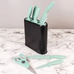 BergHOFF Leo Stainless Steel 8-pc. Universal Knife Block Set