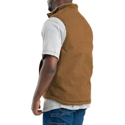 Berne Canyon Sherpa Lined Mens Fleece Lined Heavyweight Big and Tall Fleece Vest
