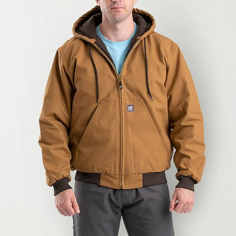 Berne Heritage Mens Hooded Heavyweight Big and Tall Work Jacket