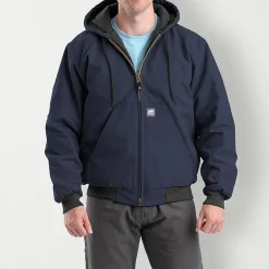 Berne Heritage Mens Hooded Heavyweight Big and Tall Work Jacket