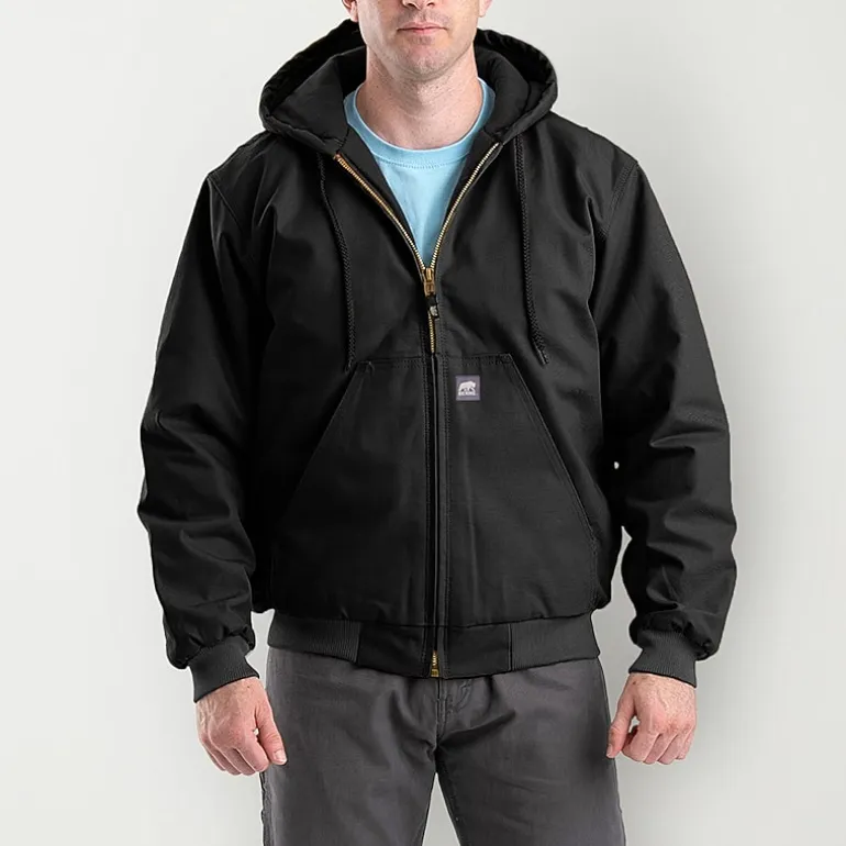 Berne Heritage Mens Hooded Heavyweight Big and Tall Work Jacket