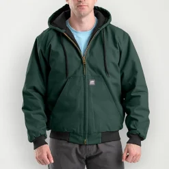 Berne Heritage Mens Hooded Heavyweight Big and Tall Work Jacket
