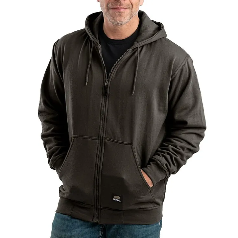 Berne Heritage Thermal Lined Mens Hooded Long Sleeve Sweatshirt