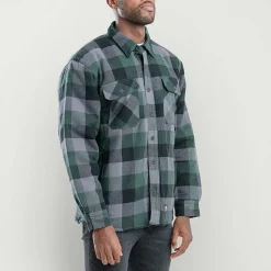 Berne Timber Flannel Shirt Mens Midweight Big and Tall Work Jacket