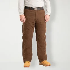 Berne Washed Duck Insulated Mens Regular Fit Big and Tall Workwear Pant