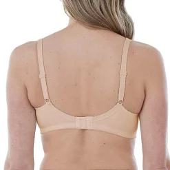 Bestform Comfortable Wireless Cotton Bra with Unlined Seamed Cups-5006825