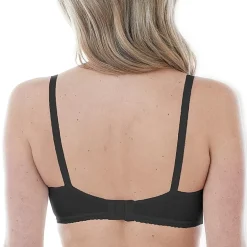 Bestform Striped Wireless Cotton Bra with Lightly-Lined Cups-5006248