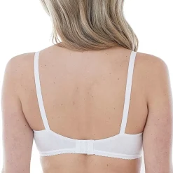 Bestform Striped Wireless Cotton Bra with Lightly-Lined Cups-5006248