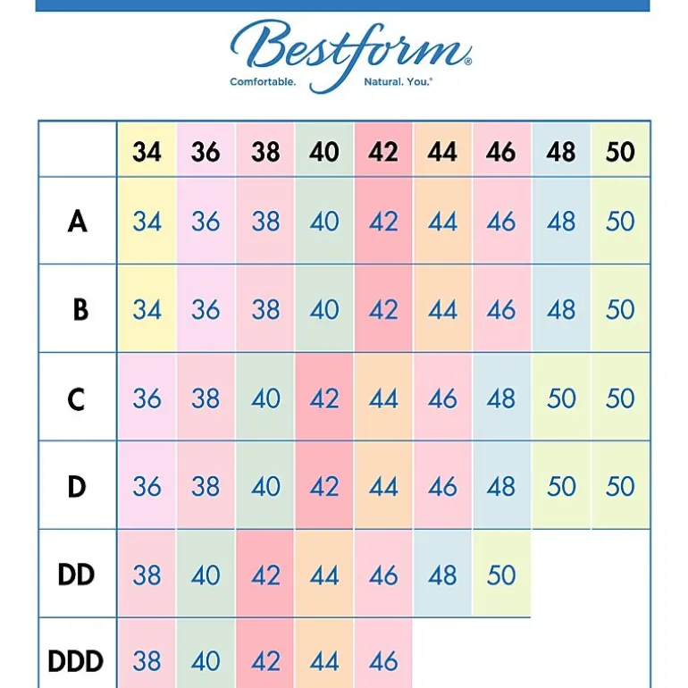 Bestform Tank Style Cotton Comfort Bra 3pk - 5009012PP