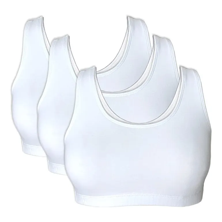 Bestform Tank Style Cotton Comfort Bra 3pk - 5009012PP