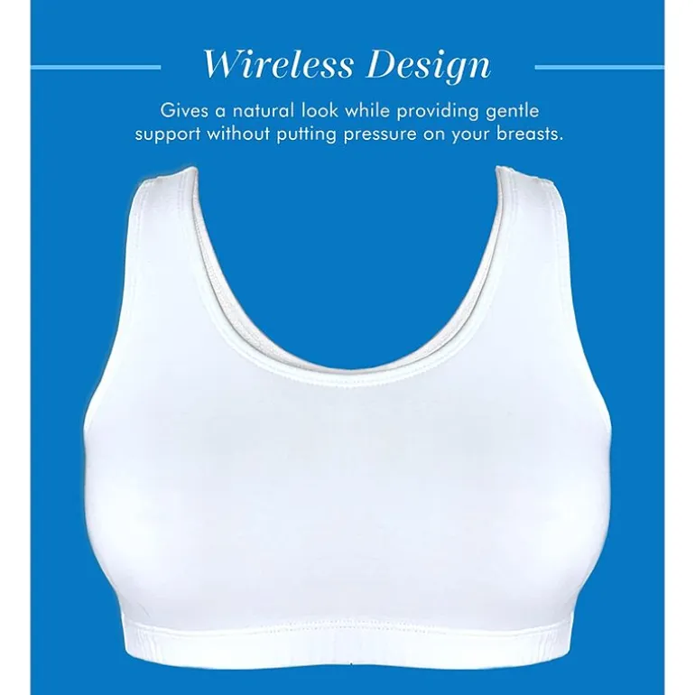 Bestform Tank Style Cotton Comfort Bra 3pk - 5009012PP