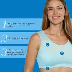 Bestform Tank Style Cotton Comfort Bra 3pk - 5009012PP