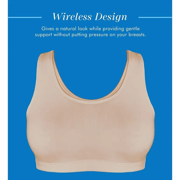 Bestform Tank Style Cotton Comfort Bra 3pk - 5009012PP