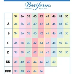 Bestform Tank Style Cotton Comfort Bra 3pk - 5009012PP