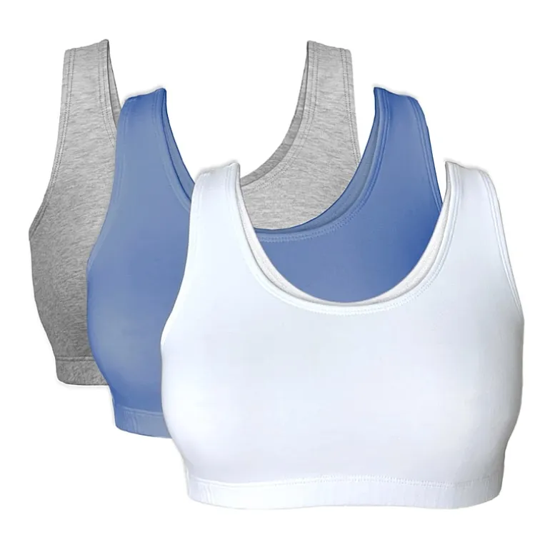 Bestform Tank Style Cotton Comfort Bra 3pk - 5009012PP