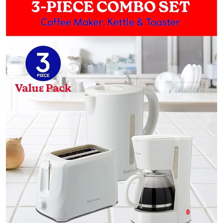 Betty Crocker White Drip Coffee Maker
