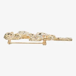 Bijoux Bar Black Glass Pin