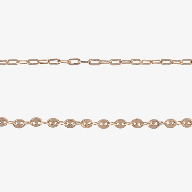 Bijoux Bar Delicates Womens 9 Inch Cable Ankle Bracelet