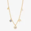 Bijoux Bar Delicates Womens 16 Inch Link Chain Necklace