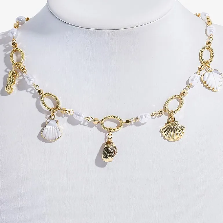 Bijoux Bar Delicates Womens 17 Inch Collar Necklace