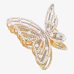 Bijoux Bar Gold Tone Butterfly Hair Clip