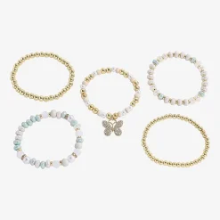 Bijoux Bar Gold Tone Womens 5-pc. Bracelet Set