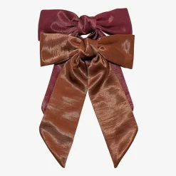 Bijoux Bar Maroon & Brown 2-pc. Hair Bow