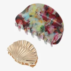 Bijoux Bar Shell 2-pc. Hair Clip