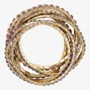 Bijoux Bar Womens Glass Stretch Bracelet