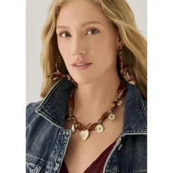 Bijoux Bar Womens 17 Inch Collar Necklace