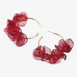 Bijoux Bar Womens 2 Inch Hoop Earrings
