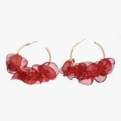 Bijoux Bar Womens 2 Inch Hoop Earrings