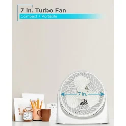 Black+Decker Portable Tubro Desk Fan