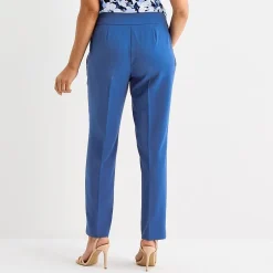 Black Label by Evan-Picone Crepe Womens Classic Fit Straight Suit Pant