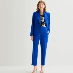 Black Label by Evan-Picone Crepe Womens Classic Fit Straight Suit Pant
