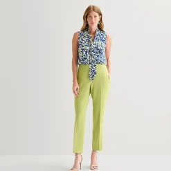 Black Label by Evan-Picone Crepe Womens Classic Fit Straight Suit Pant