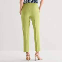 Black Label by Evan-Picone Crepe Womens Classic Fit Straight Suit Pant