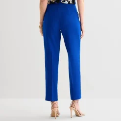 Black Label by Evan-Picone Crepe Womens Classic Fit Straight Suit Pant