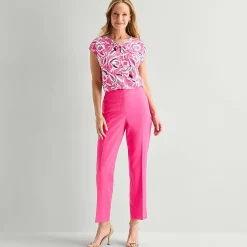 Black Label by Evan-Picone Crepe Womens Classic Fit Straight Suit Pant