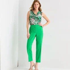 Black Label by Evan-Picone Crepe Womens Classic Fit Straight Suit Pant