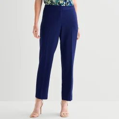 Black Label by Evan-Picone Crepe Womens Classic Fit Straight Suit Pant