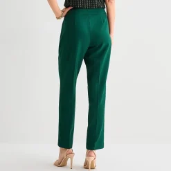 Black Label by Evan-Picone Crepe Womens Classic Fit Straight Suit Pant