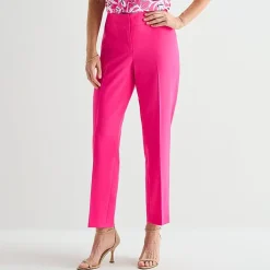 Black Label by Evan-Picone Crepe Womens Classic Fit Straight Suit Pant