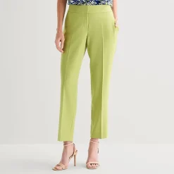 Black Label by Evan-Picone Crepe Womens Classic Fit Straight Suit Pant