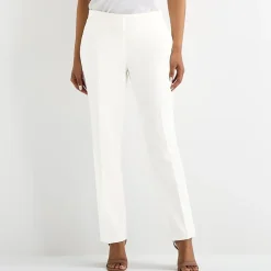 Black Label by Evan-Picone Crepe Womens Classic Fit Straight Suit Pant