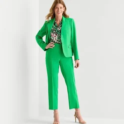 Black Label by Evan-Picone Crepe Womens Classic Fit Straight Suit Pant